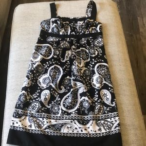 Black and white dress